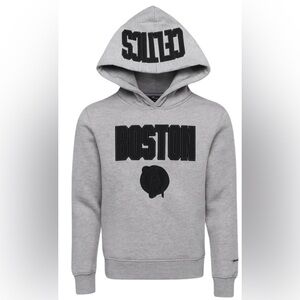 Boston Celtics Gray logo Hoodie by Pro Standard NBA Licensed size small NEW